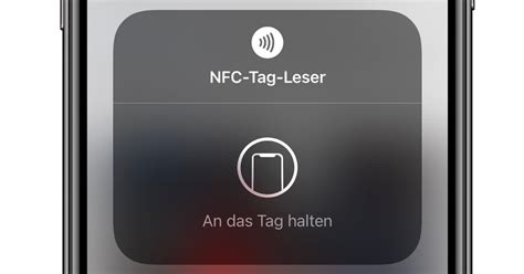 nfc tag mit iphone lesen|nfc auf iPhone starten.